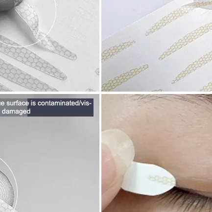 Autocollants pour paupières, bande Double paupière, avec poignée, naturel, Invisible et longue durée, outil de beauté pour grands yeux, 60/100/120