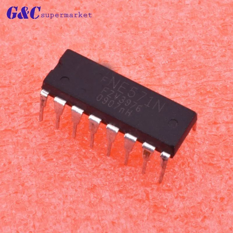 5/10PCS IC NE571N 16PINS 571N Compandor AMP GOOD QUALITY diy electronics