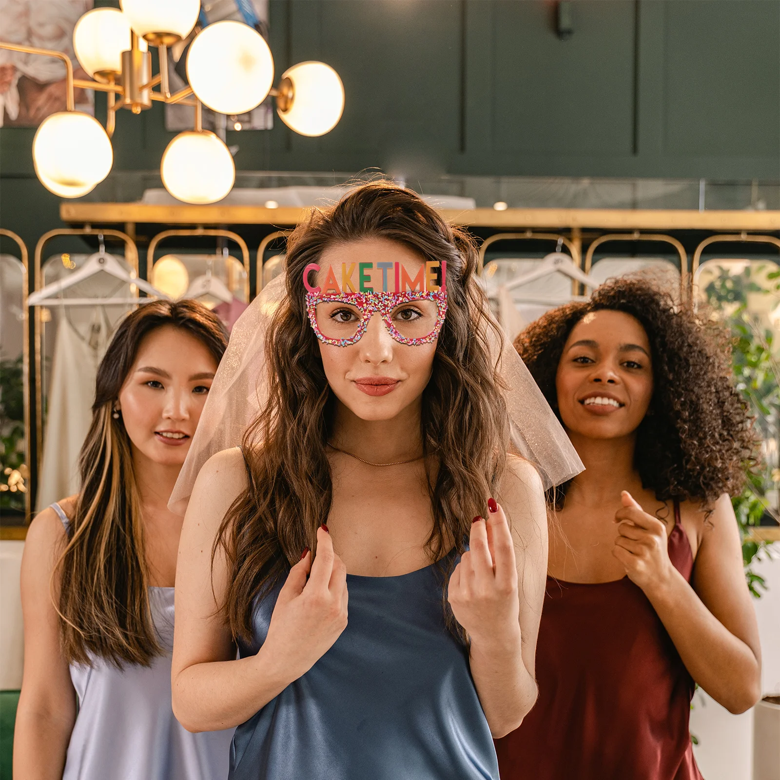 نظارات حفلات أعياد الميلاد بتصميم فريد من نوعه، نظارات شمسية قابلة لإعادة الاستخدام، نظارات إبداعية للاحتفالات التي لا تُنسى في حفلات أعياد الميلاد