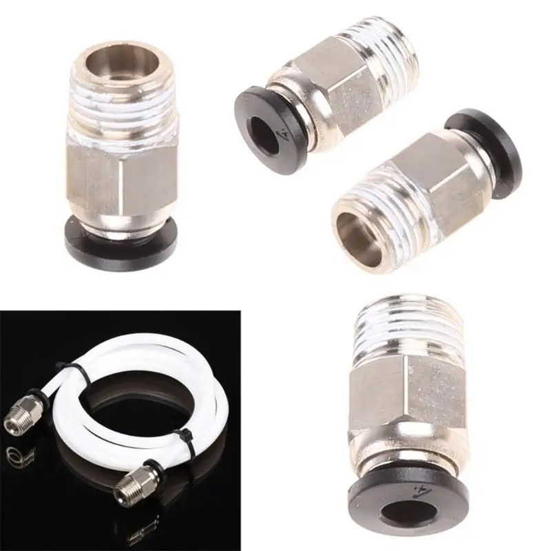 652F 4.4mm Inside Diameter PC4-01 Replaced Pneumatic Connector Thread 3D Printer