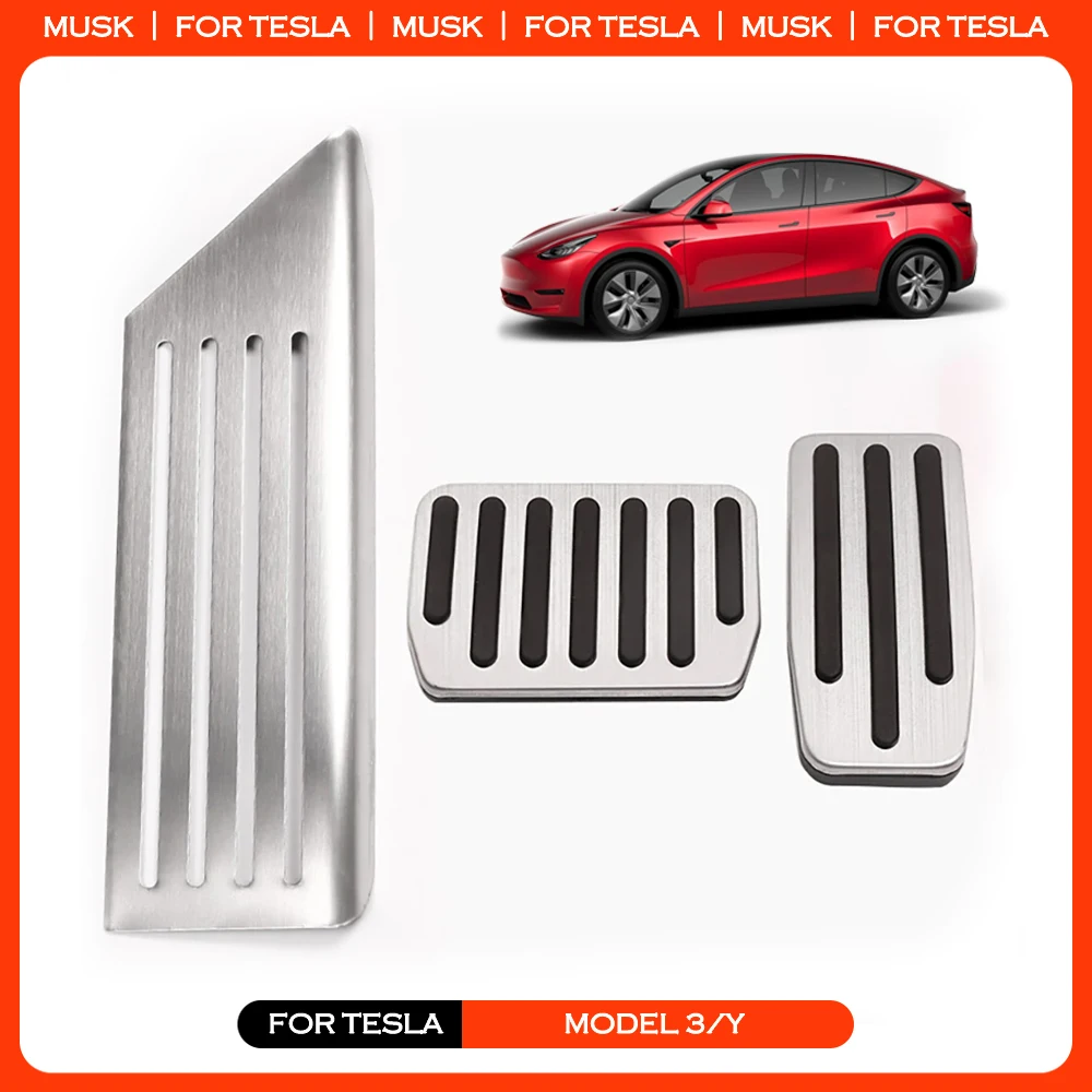 Per Tesla Model 3 Model Y pedale pedale freno copertura pedale acceleratore in lega di alluminio pedali accessori auto Styling 2021 2022