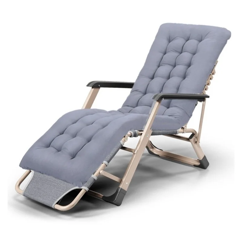 fold Office Nap Bed Chair 8 Gear Adjustable Chaise Lounge Chair Outdoor Patio Pool Beach Yard Lawn Recliner Zero Gravity Chair