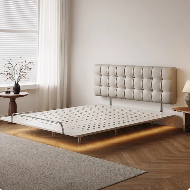 &Floating Metal Massage Bed European Double Human Dog Modern Massage Massage Sleeping Letto Matrimoniale Unique Furniture