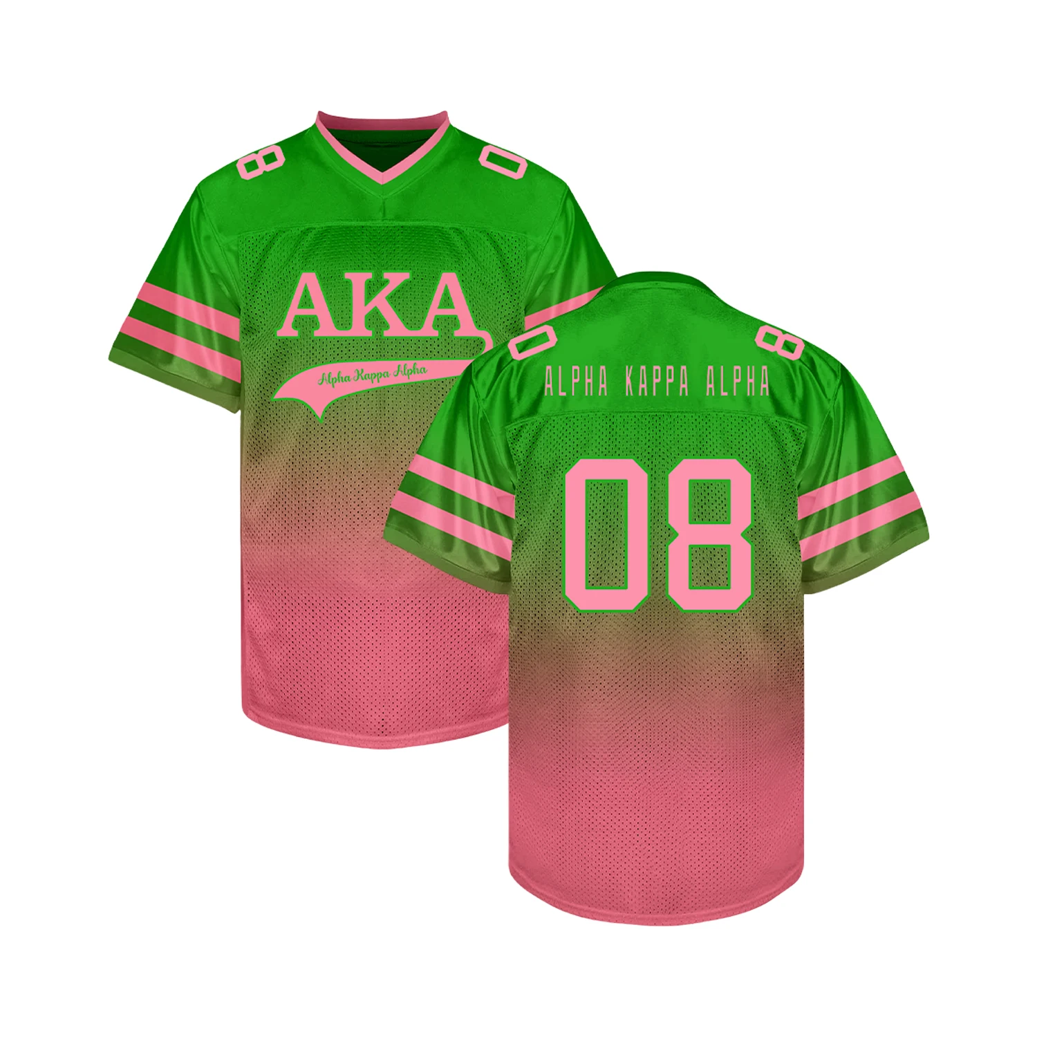 

Football Jersey - AKA Casual V-neck Short-sleeved Jersey, made of durable nylon fabric, loose, breathable and comfortable, suita