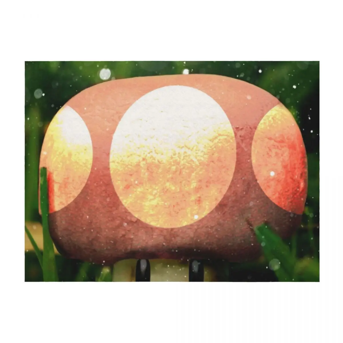 

Super Mushroom Throw Blanket Beautifuls Travel Bed covers Custom Blankets