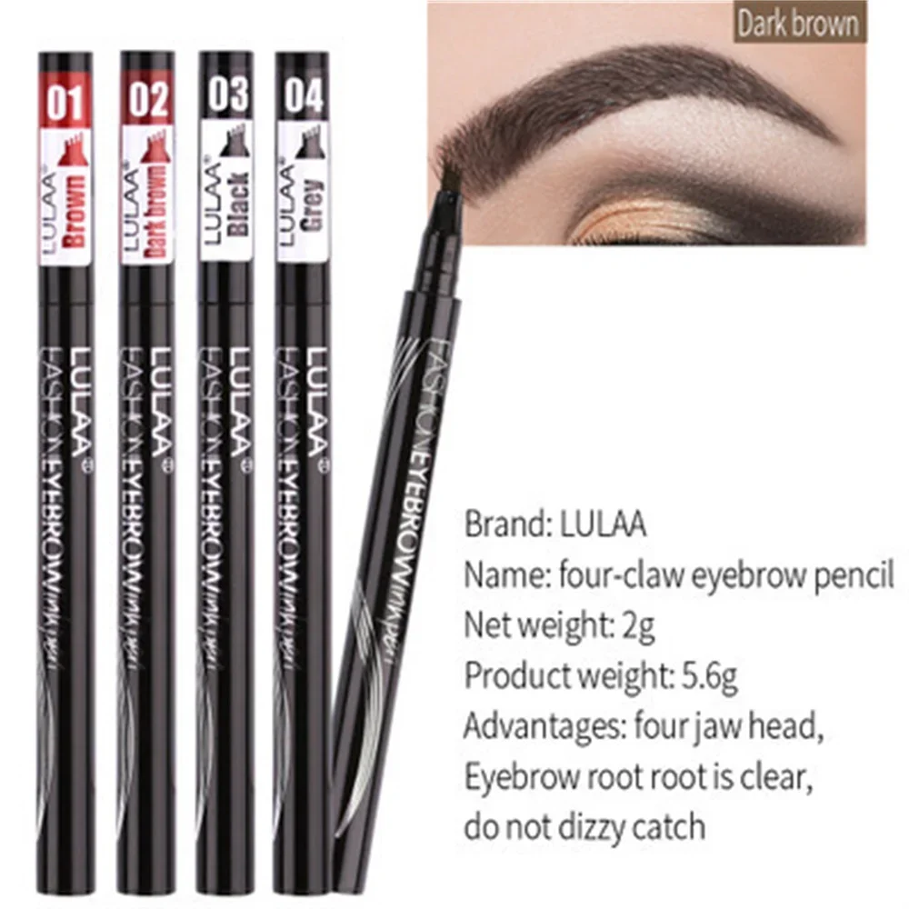 Professional Liquid Eyebrow Pencil Waterproof Long Lasting Sweat-proof Quick Dry Tip Eyebrow Tattoo Cosmetic Makeup For Women