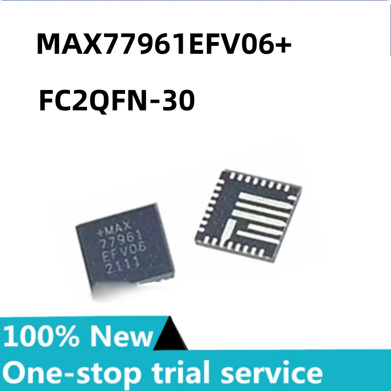 1-10pcs MAX77961EFV06+ MAX 77961 EFV06 package FC2QFN-30(4x4)  Boost/drop voltage charger CHIP