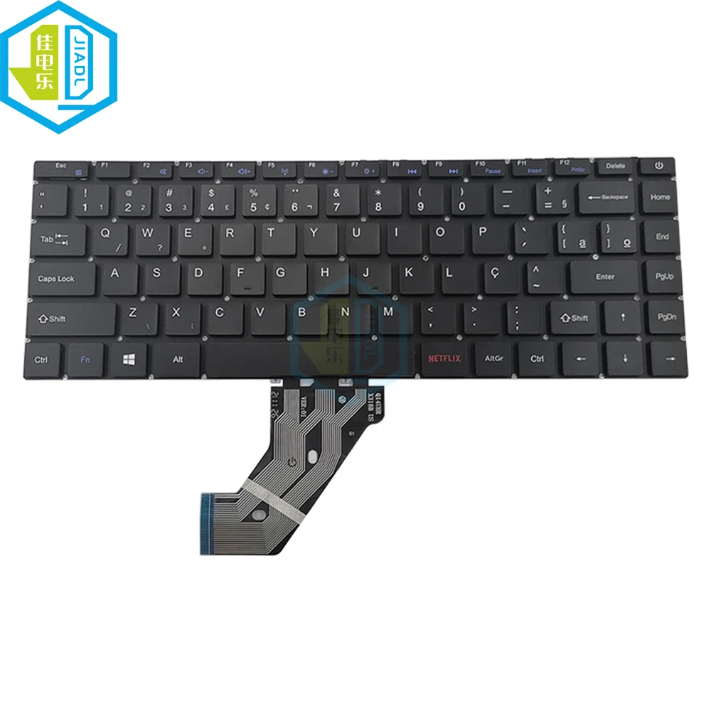 Brazilian Notebook Keyboard For AXIOO MyBook PRO P421 MB3181014 XK-HS272 CQ-27 Netflix Keycaps BR-PT Brazil Portuguese Teclado