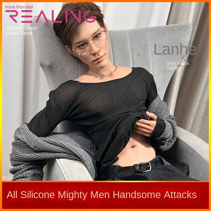 Full body silicone doll for female, solid, strong male, realistic version, adult, gay, and homosexual sexual products