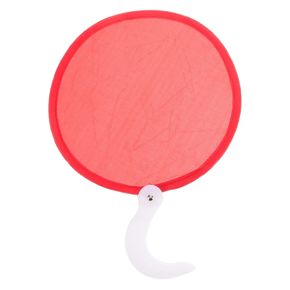 1 stks Opvouwbare Hand Ronde Opvouwbare Voor Vrouwen Draagbare Mini Handheld Fan Bruiloft Decoratie Zomer Cool Accessoire