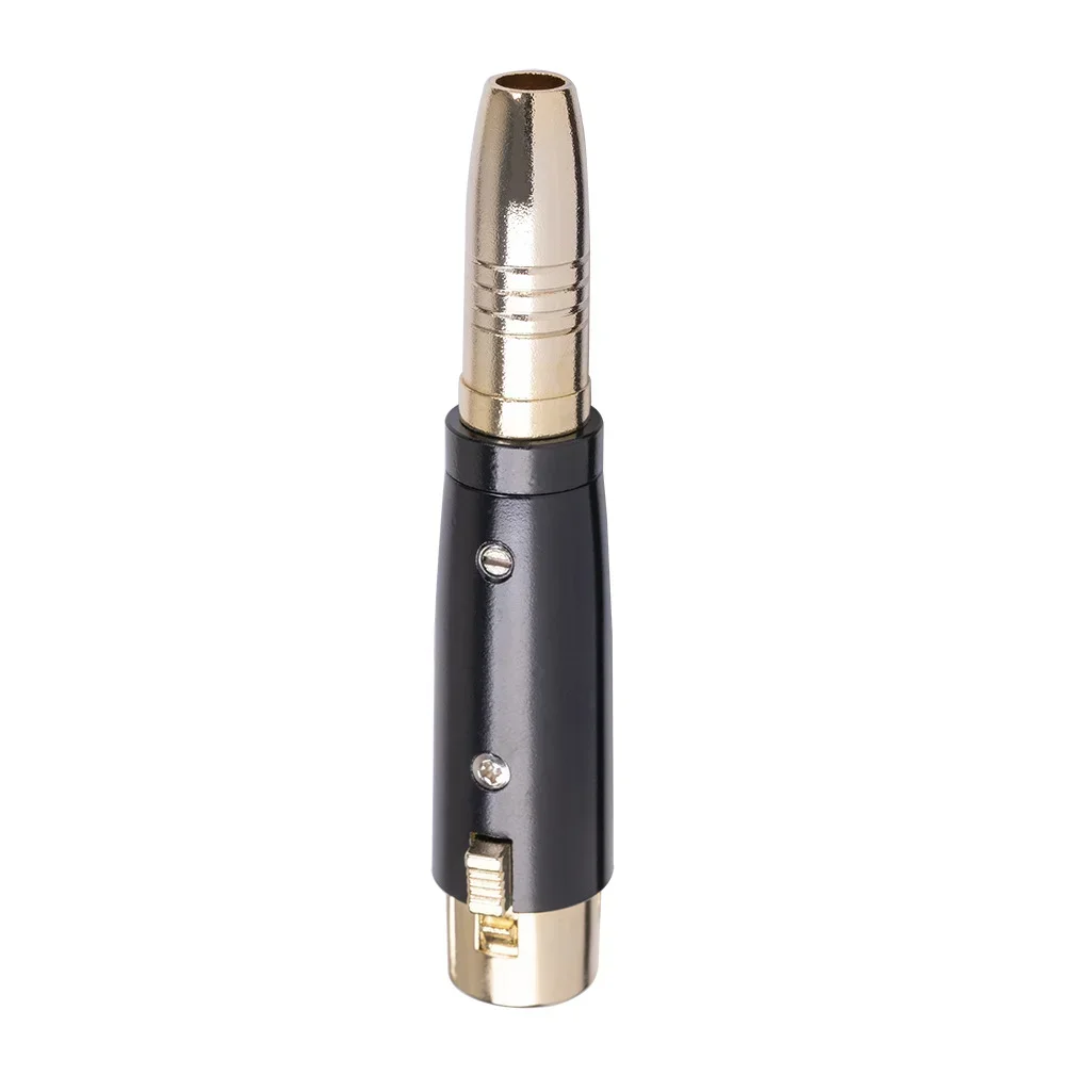 Zinc Alloy Shell Gold Plated Cannon Plug Stereo 6.35 Female To XLR Audio Adapter