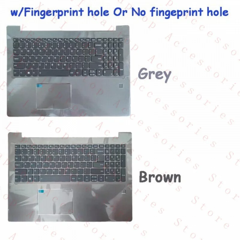 

F Palmrest w/Backlit Keyboard Fingerprint hole for Lenovo Ideapad 520-15 520-15IKB