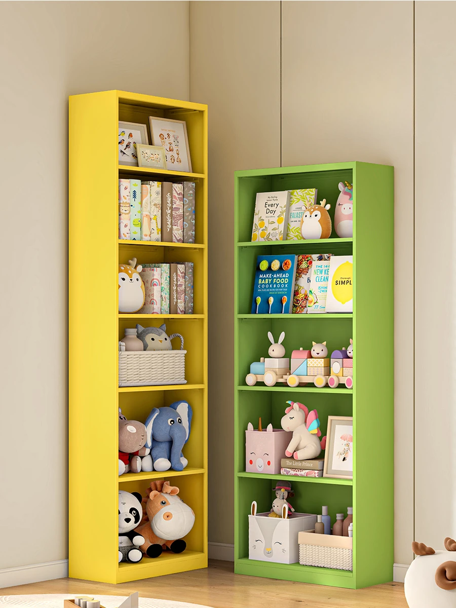 

Children's bookshelf storage Large-capacity toy storage Household floor-to-ceiling multi-layer color picture book bookcase
