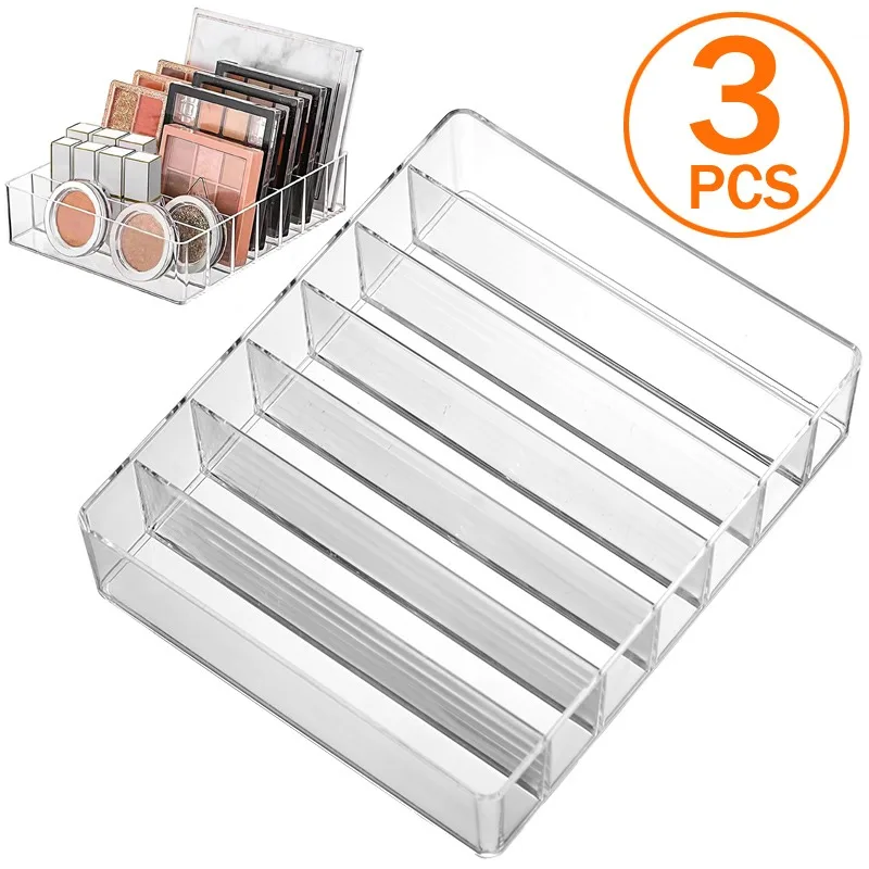 Make-up-Organizer mit 7 Fächern, Aufbewahrung für Lidschatten-Palette, Lippenstift, Make-up-Organizer für Schubladen, Arbeitsplatte, Kosmetika-Aufbewahrung