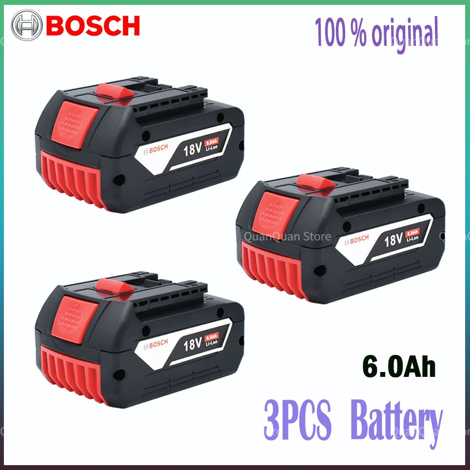 BOSCH 18V 6.0AH Original Lithium Battery BOSCH Battery Pack 6.0AH Original Tool Rechargeable Battery