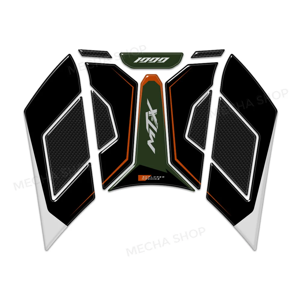 Für CFMoto 1000 MT-X 2026 1000MTX Tankpad 3D Epoxy Aufkleber Wasserdichtes Kit Motorradschutz