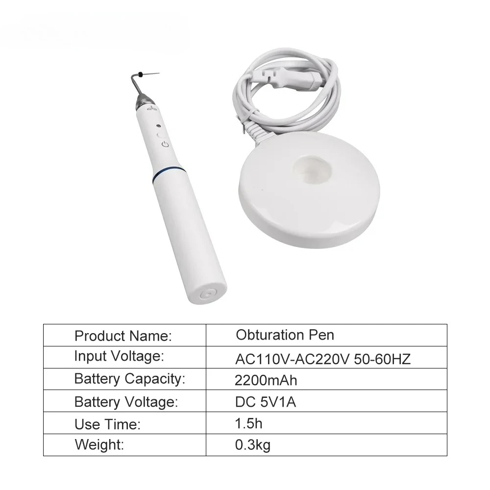 

Cordless Dental Obturation Pen Endo Gutta Percha Cutter 3Seconds Hot Melt Filling Gun Root Canal Filling System Dentist Tools
