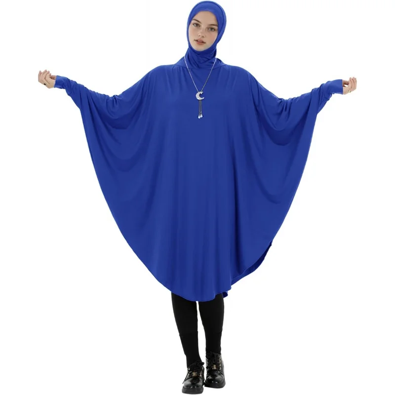 Stylish Muslim Abaya Dress for Women with Hood