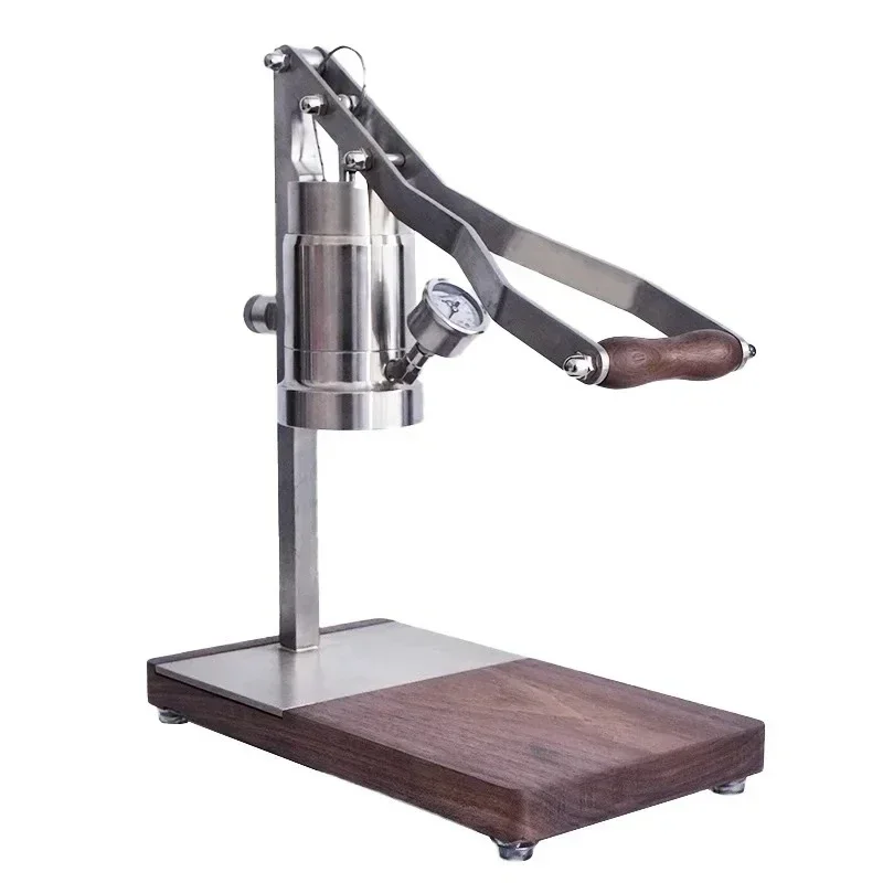 

Hand pressure lever espresso machine