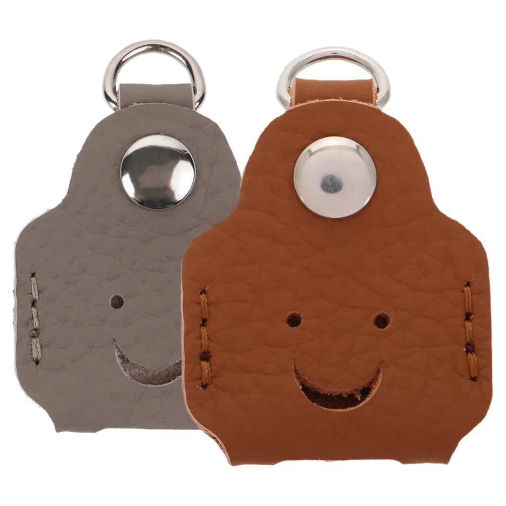 

2pcs Sleeve Handmade Vintage Key Cover Creative Pull Type Protector For Door Home Electric Vehicle Keys Durable Key