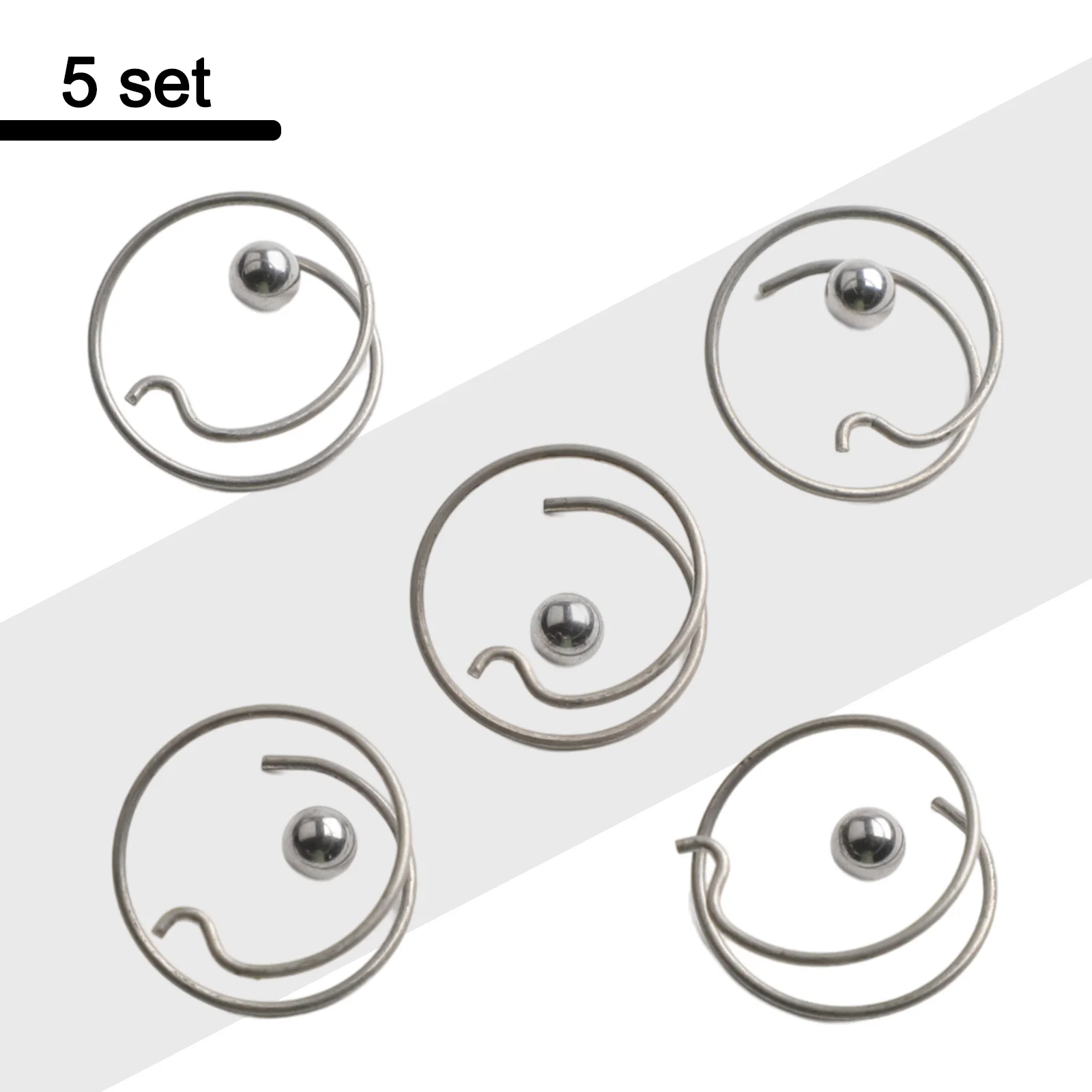 

Steel Ball Spring Spring Ball N078434 N089668 5 Set DCF886 DCF887 For Impact Driver Repair Exquisite Practical