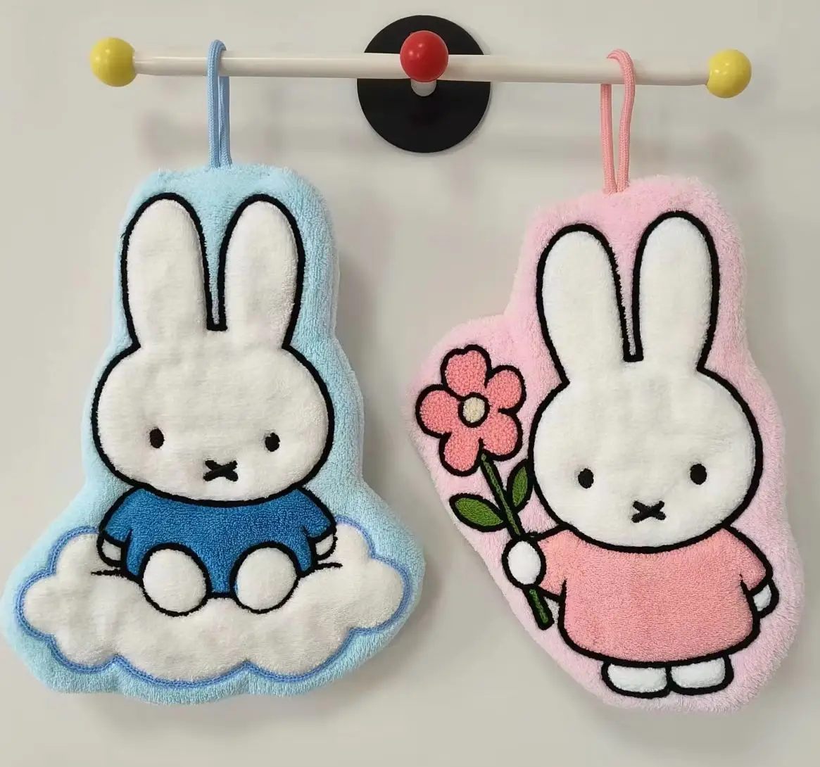 2026 HOT 1/3 Pcs Cute Miffy Hand Wipes Thickened Toilet Bathroom Cartoon Handkerchief Gift Hand Wipes Miffy Peripherals In Stock