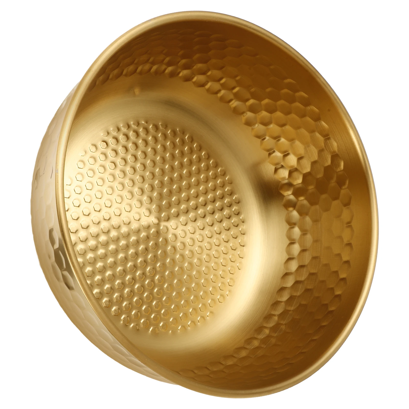 

Hammered Salad Bowl Stainless Steel Large Capacity Easy Clean Japanese Texture Ideal for Fruits Noodles Parties Kitchen