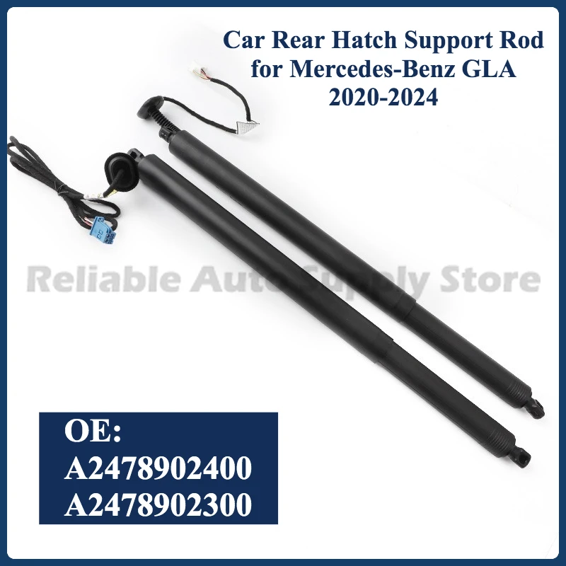 

1 Pair of Car Rear Hatch Support Rod A2478902400 A2478902300 Trunk Electric Tailgate Support for Mercedes-Benz GLA 2020-2024