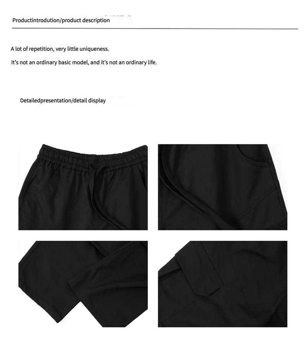 Celana kasual musim gugur 2025 gaya baru celana olahraga Celana paratrooper lurus kasual longgar Celana kerja modis bergaya port fan energi