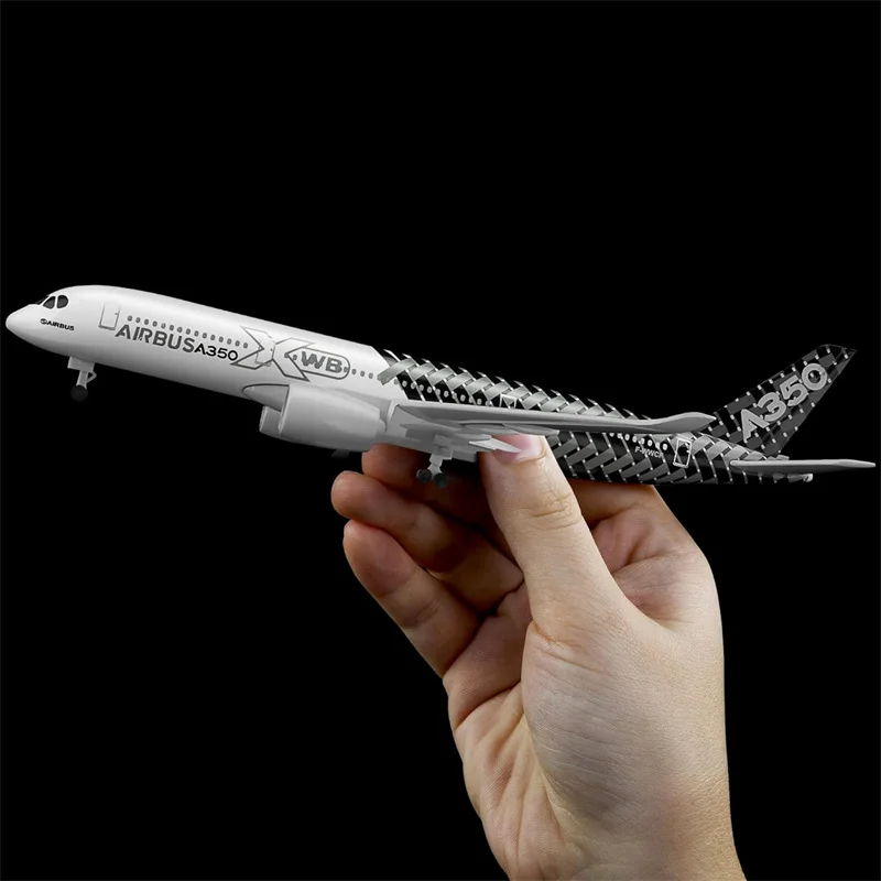 1:300 Scale Airbus A350 Web Model Plane Diecast Model Aircraft Kits for Collection and Gift