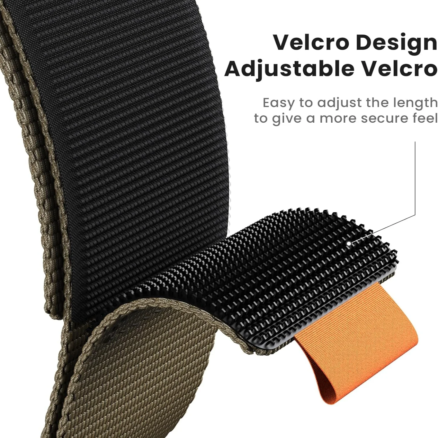 سوار ساعة من النايلون الأسود الفاخر عالي الجودة - حزام بديل أنيق ومريح ومتين لهاتف 6X Pro/Tactix 7/Epix Pro 5