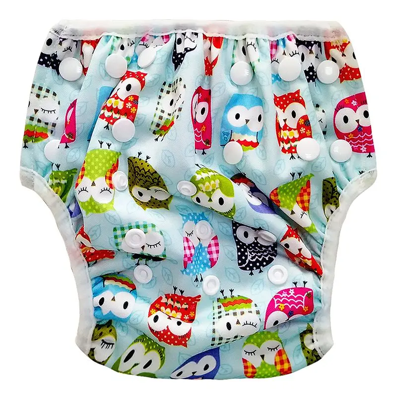 1pcs Baby Swimming Diaper Boys Girls Waterproof Swimwear Trunks Urinary Incontinence Adjustable Bottom Reusable Washable Nappies