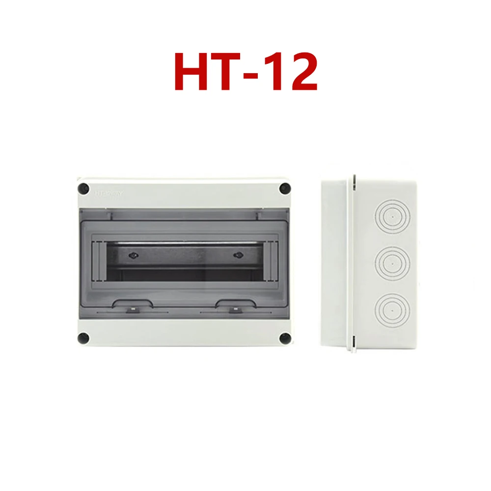 Scatola di distribuzione elettrica impermeabile esterna interruttore automatico MCB Power scatola di giunzione in plastica alimentatore IP65