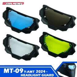 Motorcycle Headlight Protector Cover Protection Guard Front lamp cover Fits For YAMAHA MT-09 2024 2025 MT09 Y-AMT 24 25