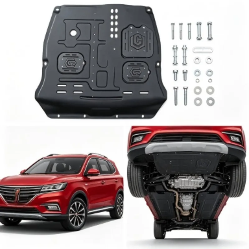 Engine Splash Shield Durable Underbody Skid Plate and Chassis Protection for 2019-2022 Roewe RX5 MAX 1.5L 2.0L