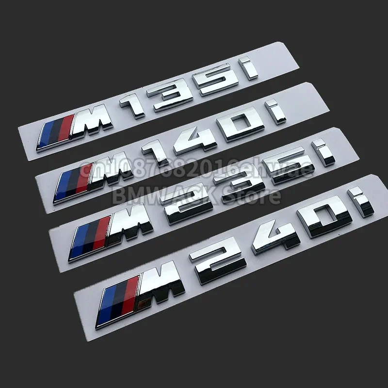 لسيارات BMW M power شعارات جديدة شعار M135d M145d M145i M240d M240i M340d M340i M440d 4M40i M550i M760Li ABS الشعار الخلفي