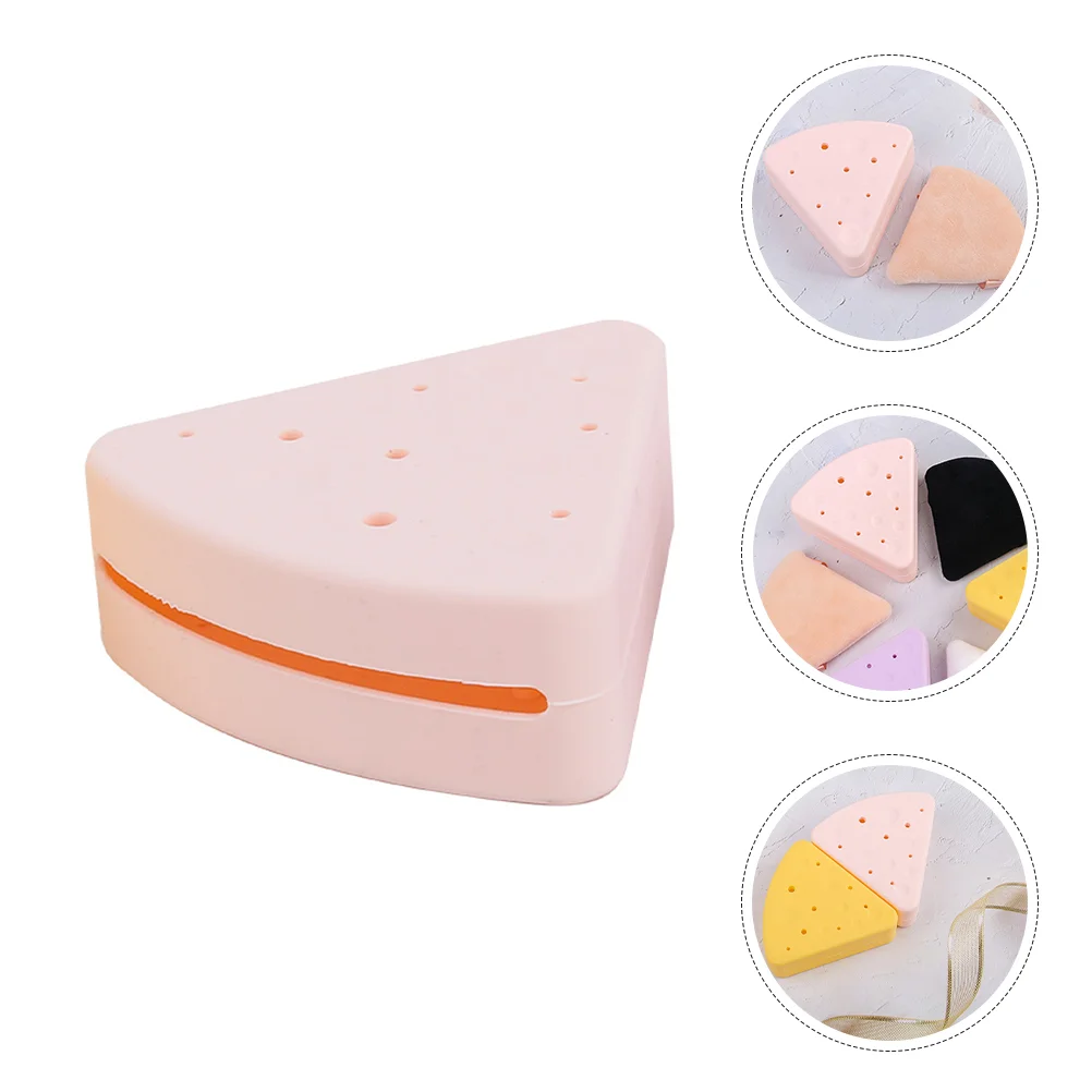 Silicone Beauty Powder Puff Storage Tool Puffs Makeup Holder Small Sponge Blender Silica Gel Travel