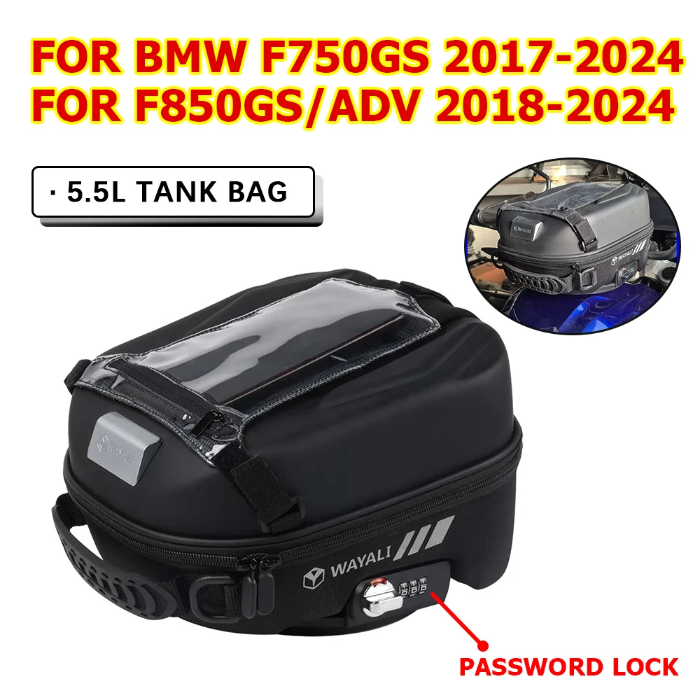

Motorcycle Tank Bag For BMW F750GS F850GS ADV F850 GS Adventure F 750 850 GS Luggage Tanklock Racing Backpack Navigation Bag