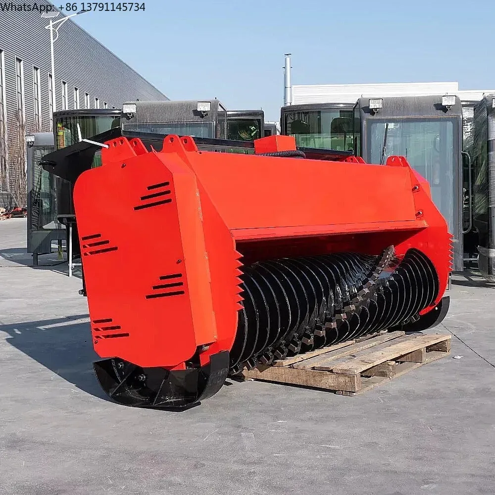 72Inch Forestry Mulcher Attachment Garden Mulcher for Bobcat Skid Steer Loader Agricultural Machinery