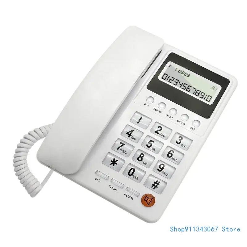 Corded Landline Phone Big Button Household Hotel Business Desktop Landline Drop shipping