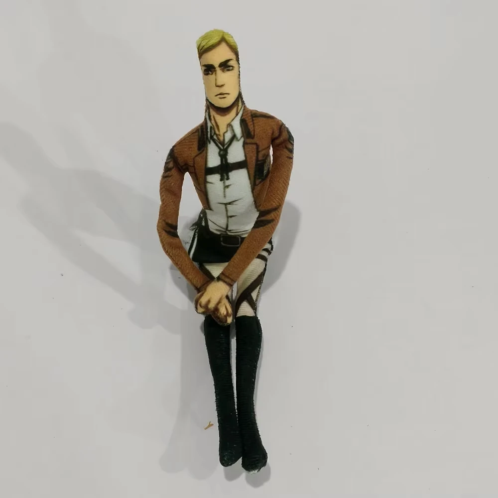 Anime Attack on Titan Rivaille Ackerman Eren Jaeger Cosplay Puppe Plüsch Stoffpuppen Abstraktes Drahtskelett Requisit – Detail 4