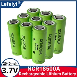 3.7V 18500 2040mah Li-ion battery, suitable for original Panasonic 3.7V 18500 2040mah battery, suitable for toy flashlight, etc.