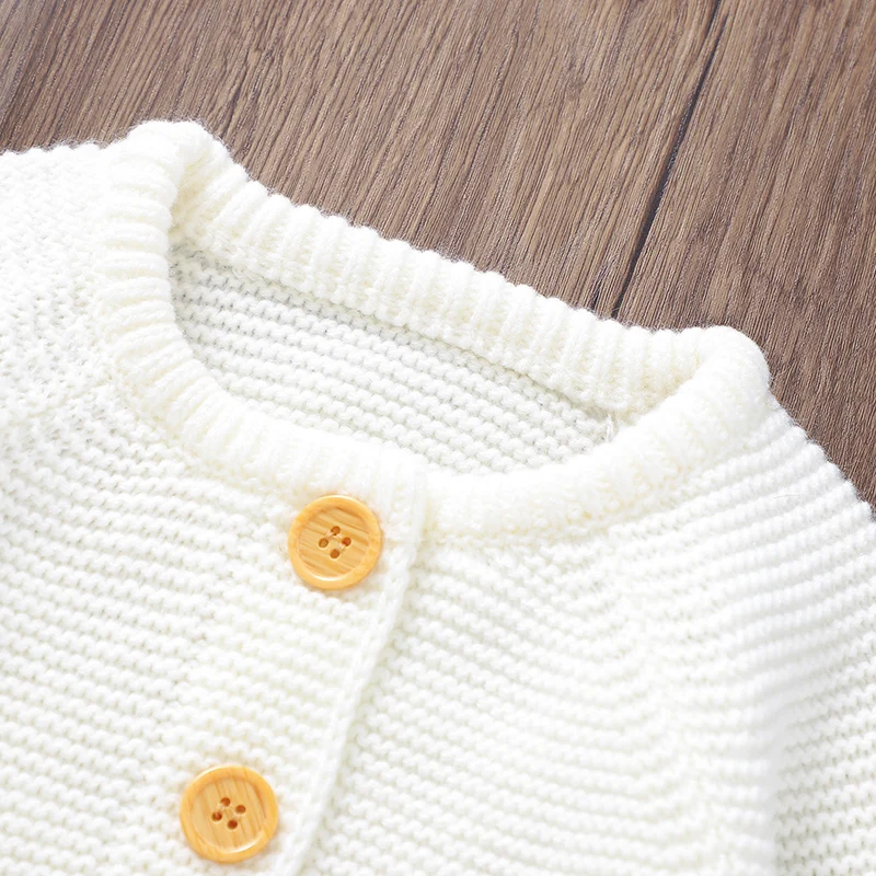 Baby Boys Clothes Sets Knitted 1-3Y Autumn Winter Casual Outwear Newborn Infant Long Sleeves Sweaters Cardigans+Pants+Hats+Shoes