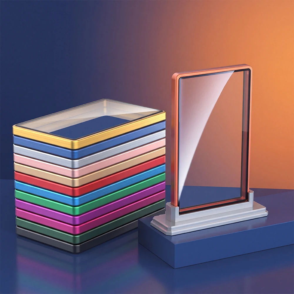 35PT Aluminum Graded Card Protector Case Magnetic Clear Display Holder Hard Shell Storage Box for Trading Collectible Cards Gift