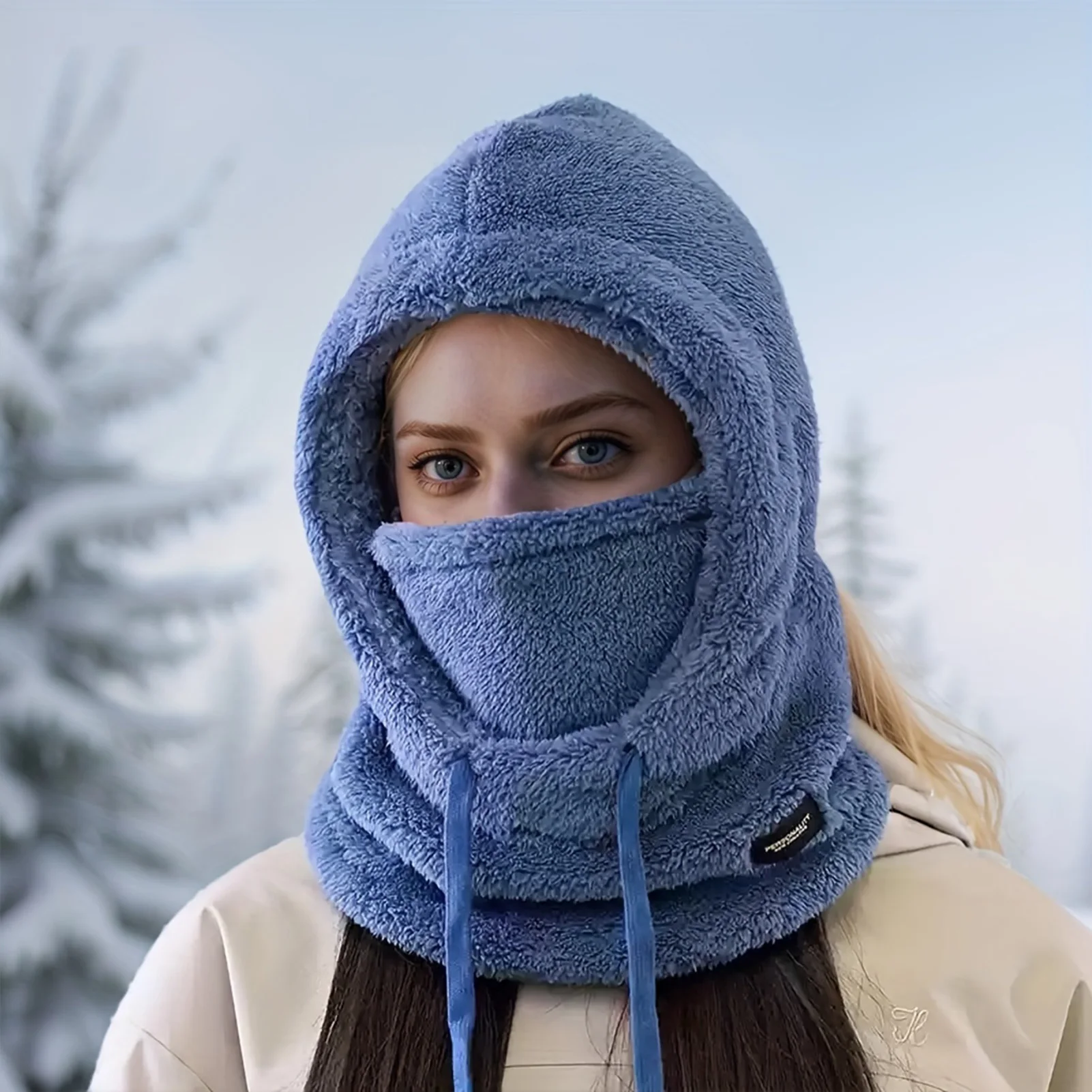 À prova de vento térmico esqui com capuz pescoço mais quente para o inverno ciclismo snowboard esqui equitação caminhadas confortável veludo headwears 2025