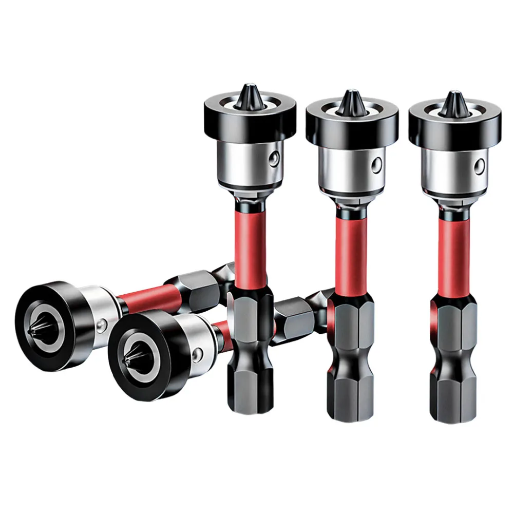 5 stks/set 50mm Magnetische Kruis Positionering Schroevendraaier Bits Gipsplaat Hand Elektrische Boorkop Power Tool Accessoires