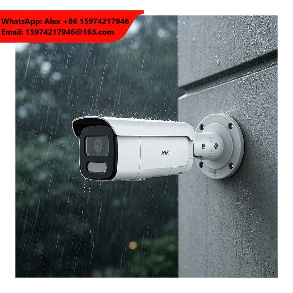 Hikvisions DS-2CD2T87G3-LIS2UY/SL 8MP ColorVu Bullet IP Camera Hybrid Light Two-Way Audio IP67 PoE Security Camera
