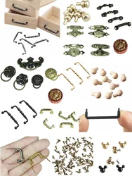 1:6 Dollhouse Mini Pulls Drawer Cabinet Handle Pacifier Ring Handmade DIY 1:12 Miniaturas Accessories Decorative Door