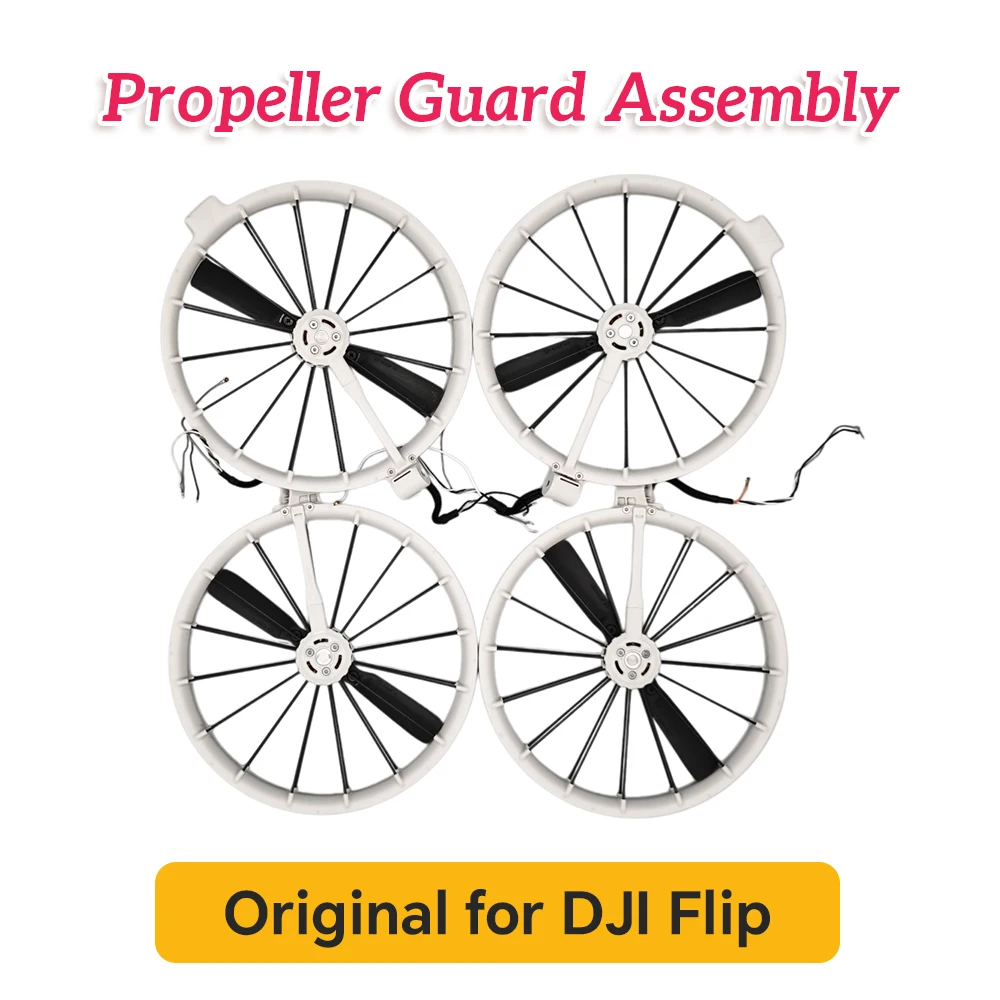 Original Complete Propeller Guard Assembly for DJI Flip with Motor Replacement Repair Spare Parts in Stock Fast Ship