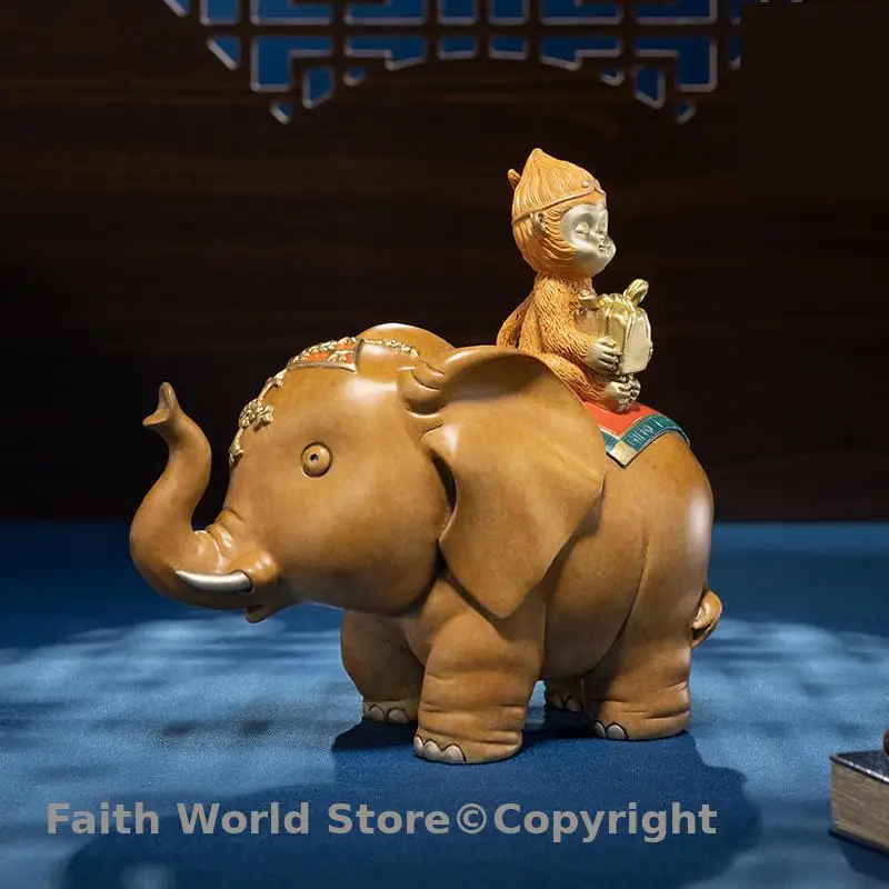 Cadeau de mascotte de bonne chance, succès de carrière, éléphant porte-bonheur, décor de bureau Boss Office, entreprise Thriemaped, richesse, meilleur cadeau, 50% de réduction